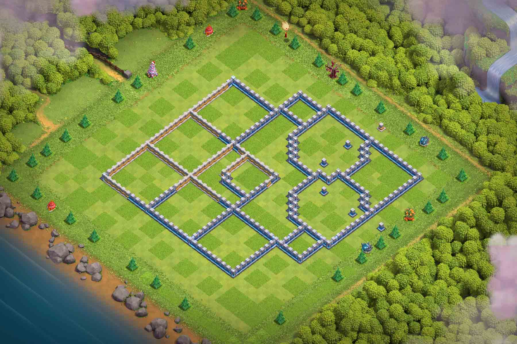 TH12 farming base layout